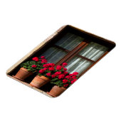 Bloempotten in het dorp magneet (Linkerzijde)