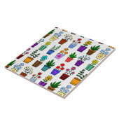 Bloempotten keramische Tegel Tegeltje (Zijkant)