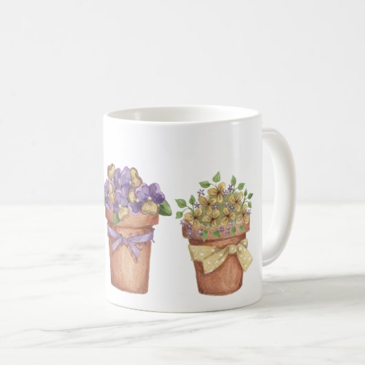 Bloempotten Koffiemok (Voorkant rechts)