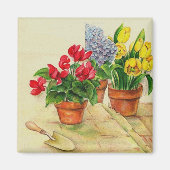 Bloempotten, Magneet (Voorkant)