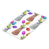 Bloempotten Patroon Magneet (Linkerzijde)