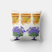 Bloemprint gooi kussen, bloemkussen, kussen (Voorkant)