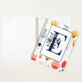 Bloemprint monogram initiaal naam minimalistisch  planner (Display)