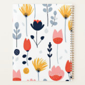 Bloemprint monogram initiaal naam minimalistisch  planner (Achterkant)