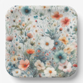 Bloemprint papieren bord (Voorkant)