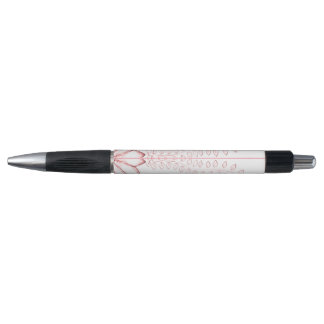 Bloemprint Pen 'Roze'