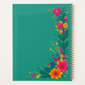 Bloemprint Teal Planner (Achterkant)