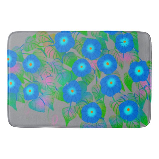 Bloemprint voor lente en zomer badmat (Voorkant)