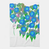 Bloemprint voor lente en zomer theedoek (Verticaal)