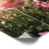 Bloemprint, Waardeposter papier (halfglans) Poster (Hoek)