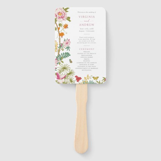 bloemprogramma handwaaier (Voorkant)