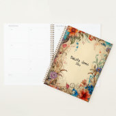 bloemrand gepersonaliseerd planner (Display)