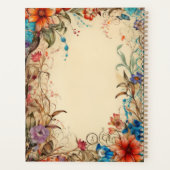 bloemrand gepersonaliseerd planner (Achterkant)