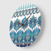  bloemranden:  Paisley Design Grote Klok (Hoek)
