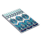 bloemranden: Paisley Design Notitieboek (Rechterzijde)