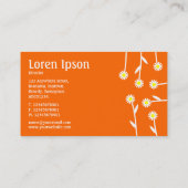 Bloemregeling - Oranje FF6600 Visitekaartje (Achterkant)