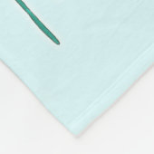 Bloemribbenkast Fleece Deken (Hoek)