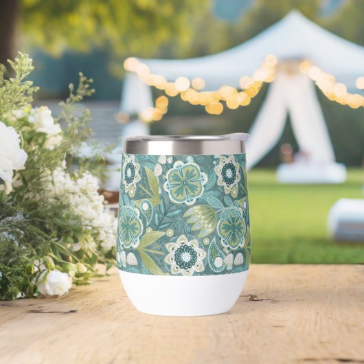 Bloemrijk Boho Botanisch Patroon (Huwelijk)