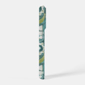 Bloemrijk Boho Botanisch Patroon iPhone Hoesje (Rechterkant)