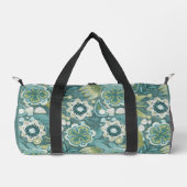Bloemrijk Boho Botanisch Patroon Plunjezak (Voorkant)