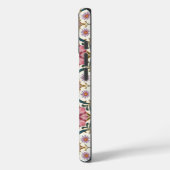 Bloemrijk Boho-patroon in rood, roze en turquoise Case-Mate iPhone Case (Achterkant / Links)