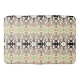 Bloemrijk decoratief ontwerp badmat