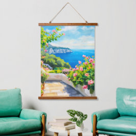 Bloemrijk Italië Hangend Wandkleed