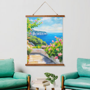 Bloemrijk Italië Hangend Wandkleed