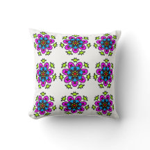 Bloemrijk Mandala Naadloos Patroon