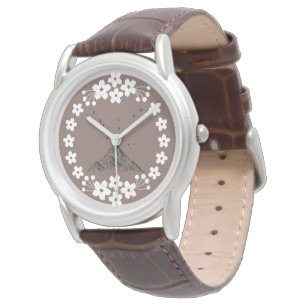 Bloemrijk Minimaal Horloge Elegant Neutraal Pols