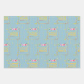 Bloemrijk offerfeest inpakpapier vel (Voorkant 2)