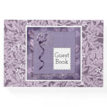 Bloemrijk paars William Morris patroon landelijk