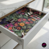 Bloemrijk Roze Eiland Weide Cadeaupapier