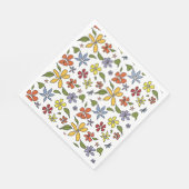 Bloemrijk servet (Hoek)
