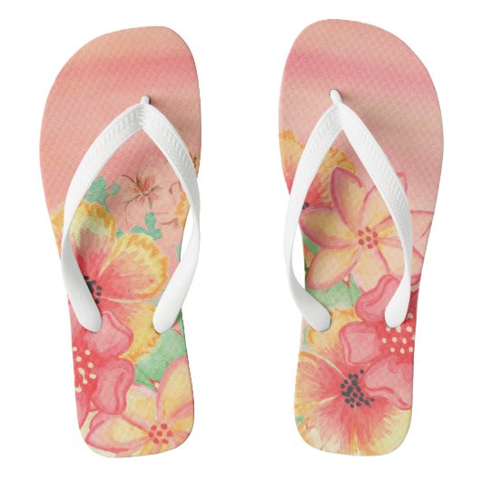 Bloemrijk Teenslippers (Voetbed)