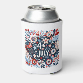 Bloemrijke 4 juli blikjeskoeler