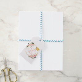 Bloemrijke Afstudeerklas van 2025 Cadeaulabel