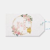 Bloemrijke Afstudeerklas van 2025 Cadeaulabel (Voorkant (Horizontaal))