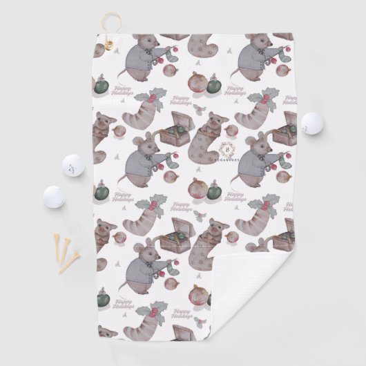 Bloemrijke badhanddoek met print voor de kinderkam golfhanddoek (Insitu)