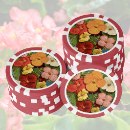 Bloemrijke Begonias Roze 1902 Zaadpakket Rood Turk Poker Chips