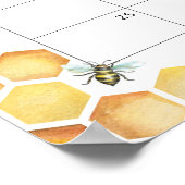 Bloemrijke bij Raad de datum kalender Poster (Hoek)