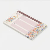 Bloemrijke BIJBELSTUDIE NOTITIES Christelijke Gelo Post-it® Notes (Schuin)