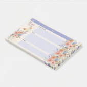 Bloemrijke BIJBELSTUDIENOTITIES Christelijke Geloo Post-it® Notes (Schuin)