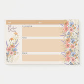 Bloemrijke BIJBELSTUDIENOTITIES Christelijke Geloo Post-it® Notes (Voorkant)