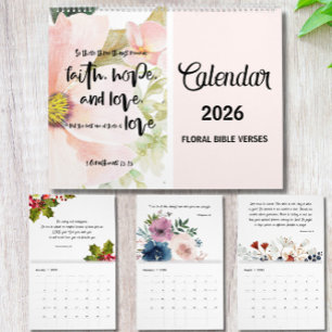 Bloemrijke Bijbeltekst Muurkalender 2026 Kalender