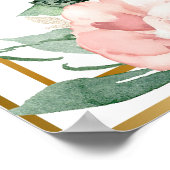 Bloemrijke Bijbeltekst Poster (Hoek)