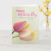 Bloemrijke Bijbelverzen voor religieuze moeders  Kaart (Gele Bloem)