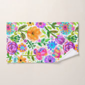 Bloemrijke Bliss Handdoek (Handdoek)