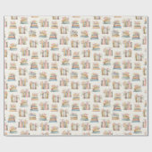 Bloemrijke Boeken Cadeaupapier (Vlak)