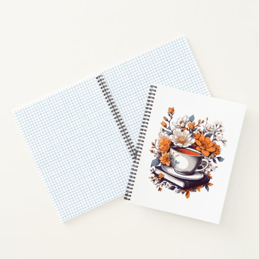 Bloemrijke boeken en thee - Bloemenboek liefhebber (Binnen)